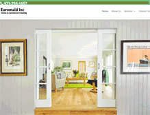 Tablet Screenshot of euromaidhomecleaning.com